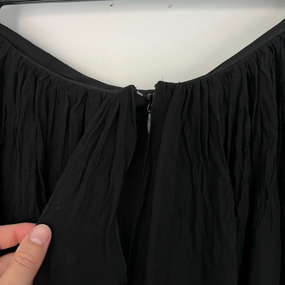 Chanel 06A Fall Black Layered Chiffon Skirt - Picture 5 of 7